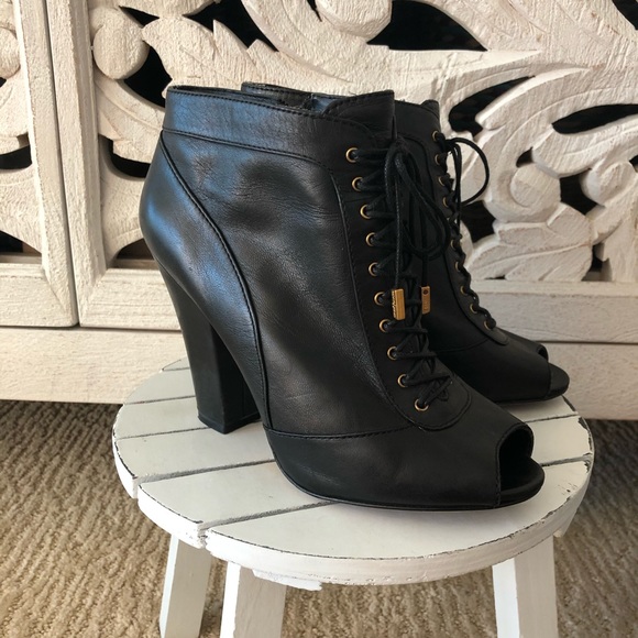 Vince Camuto Shoes - Vince Camuto Black Leather Booties
